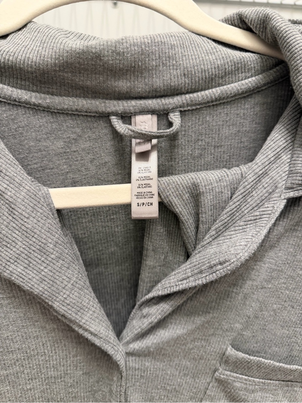 Skims Heather Grey Soft Lounge Sleep Set View 6